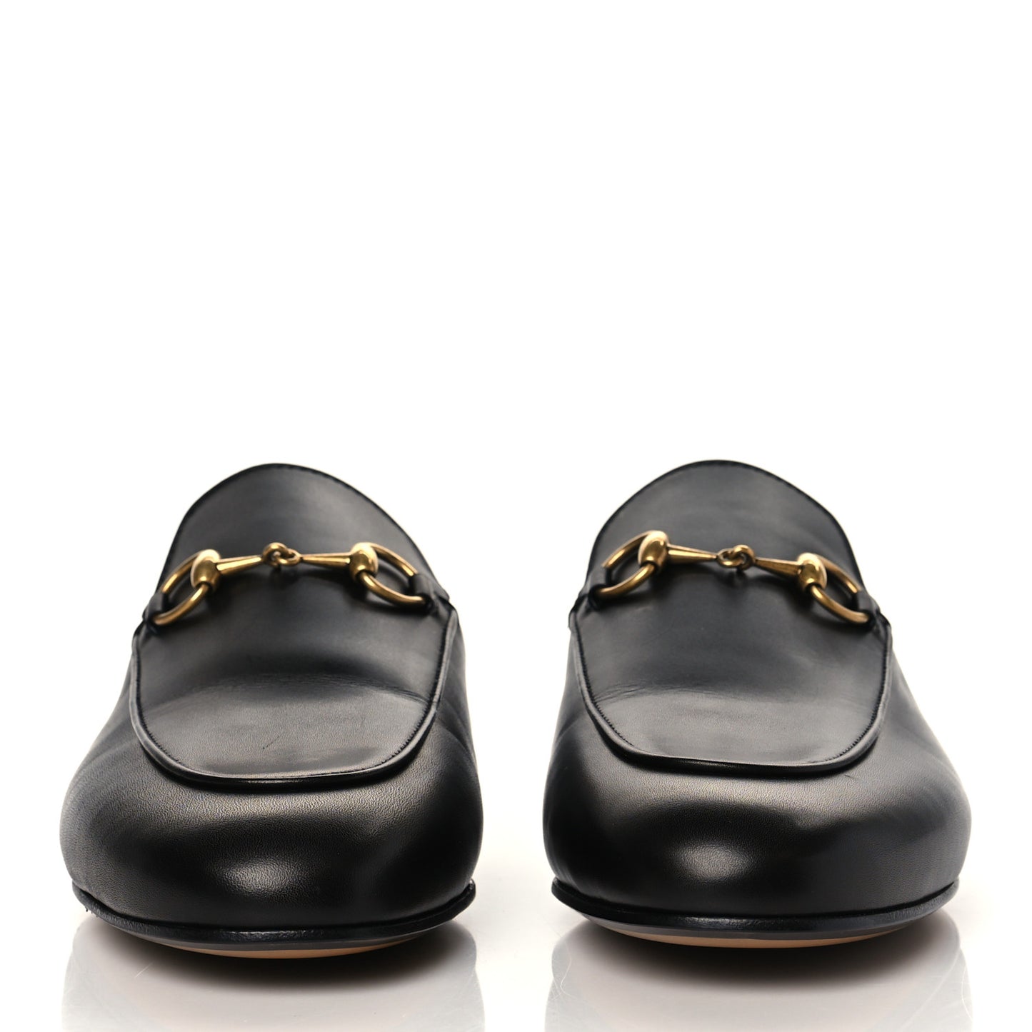 Calfskin Womens Princetown Slippers 37 Black
