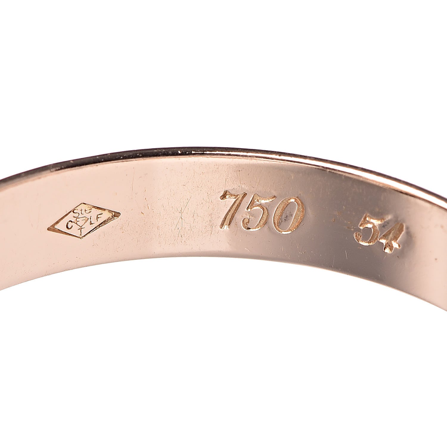 Cartier 18K Pink Yellow White Gold Classic Les Must De Trinity Ring 54 6.75 5 of 5