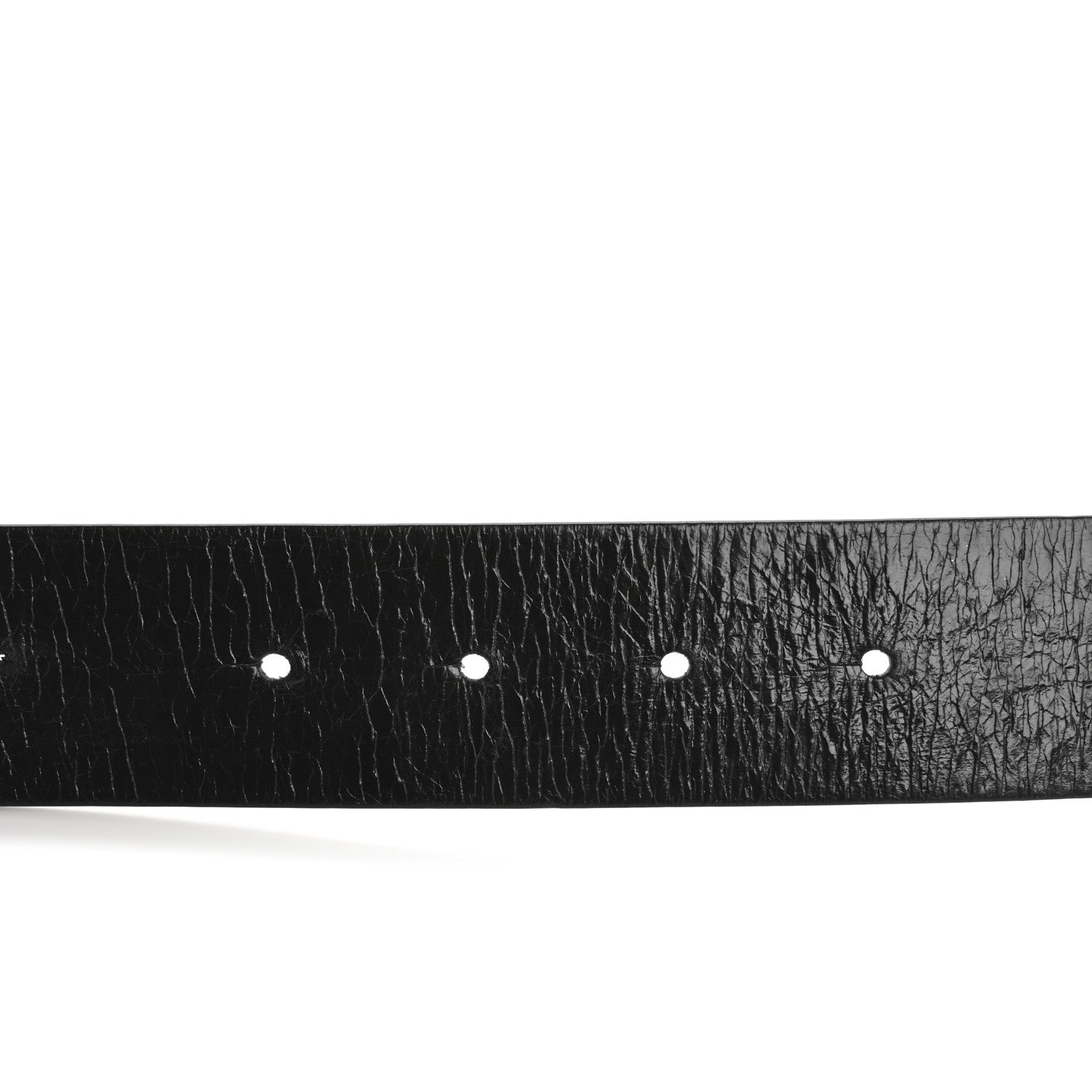 Chanel Patent Calfskin CC Reversible Belt 90 36 Black White 3 of 8