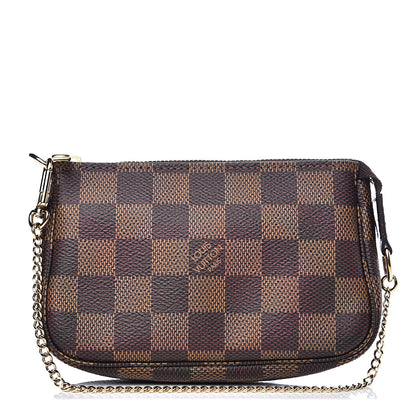 Louis Vuitton Damier Ebene Mini Pochette Accessories 1 of 7