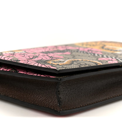 Gucci GG Supreme Monogram Bengal Chain Wallet Beige Pink 9 of 10