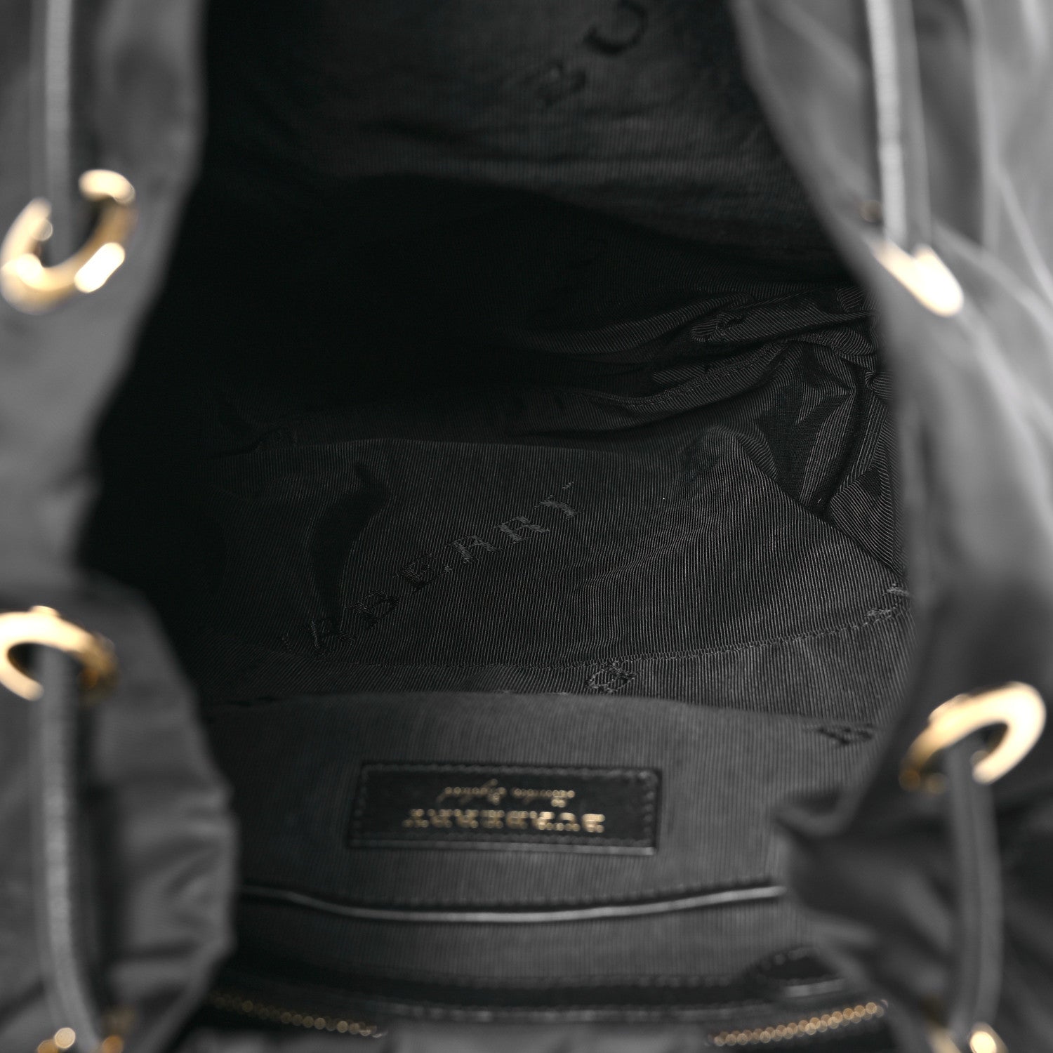 Burberry Nylon Large Rucksack Backpack Black 5 of 14