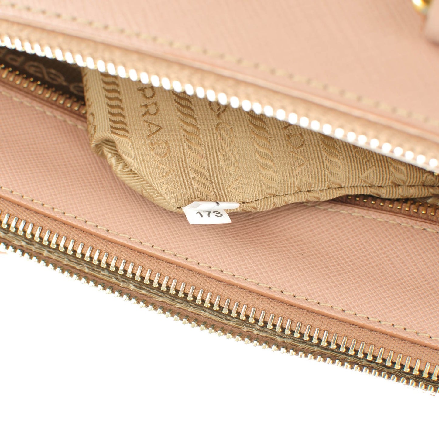 Saffiano Small Galleria Double Zip Tote Cammeo