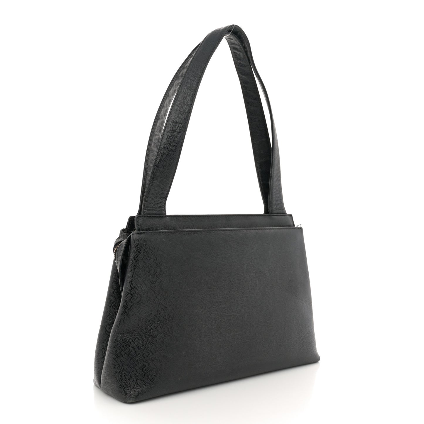 Caviar CC Shoulder Bag Black