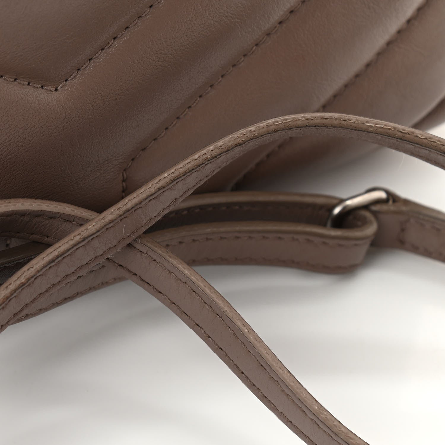 Saint Laurent Calfskin Y Quilted Monogram Toy Loulou Crossbody Bag Taupe 14 of 14