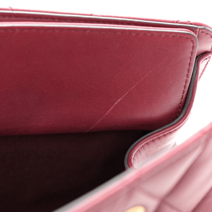 Chanel Calfskin Quilted Small Perfect Edge Tote Burgundy 11 of 14
