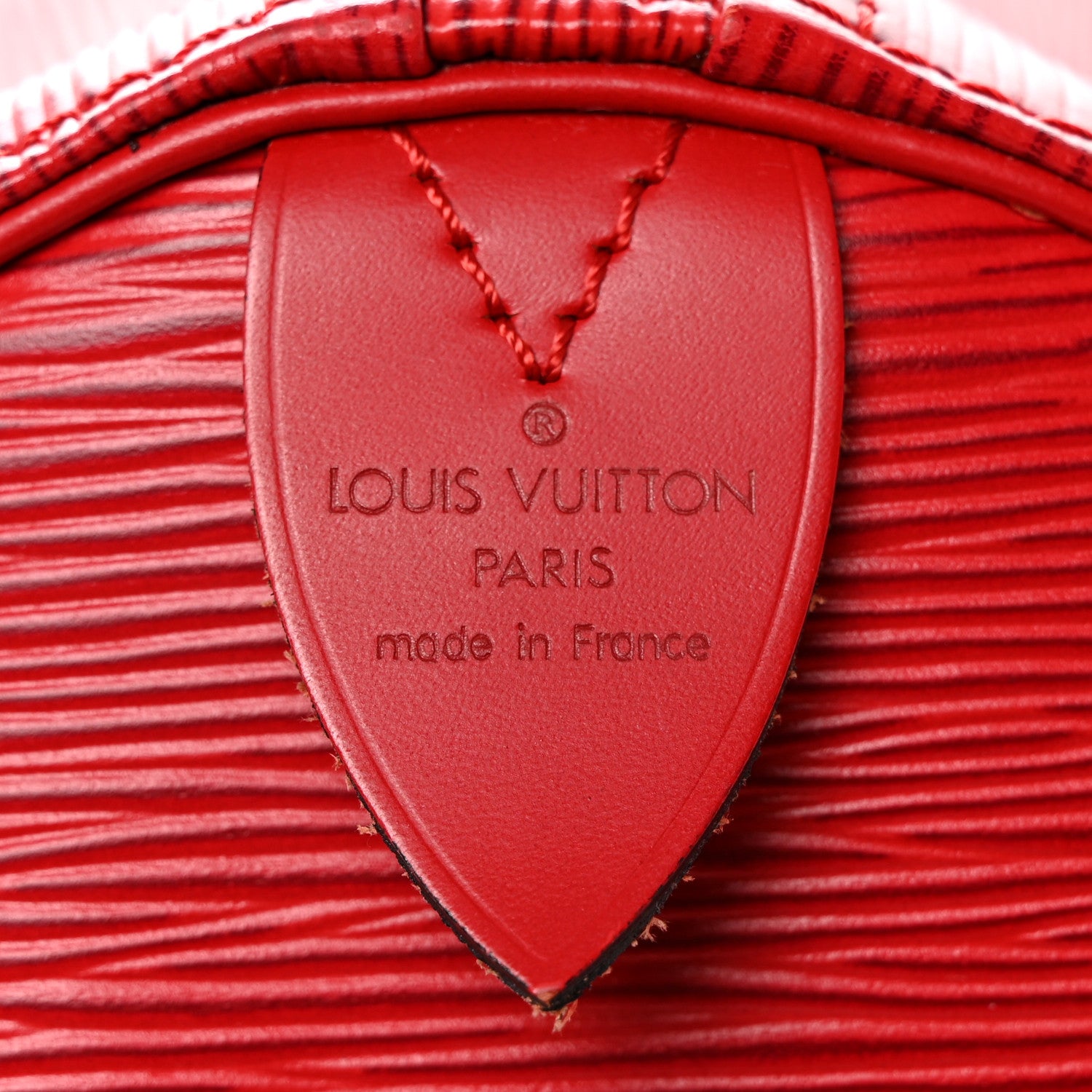 Louis Vuitton Epi Keepall 55 Castillan Red 5 of 15