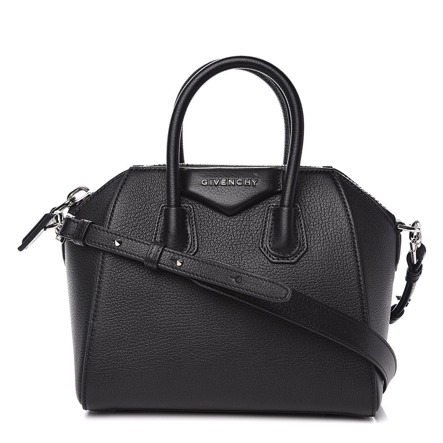 Sugar Goatskin Mini Antigona Black