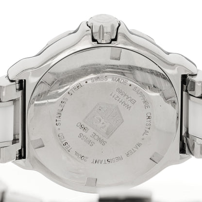 Tag Heuer Stainless Steel Ceramic 37mm Formula 1 Lady Quartz Watch White WAH1211 4 of 5