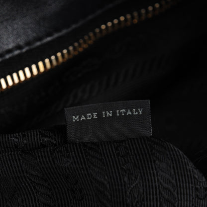 Prada Tessuto Soft Calf Tote Nero Black 2 of 10