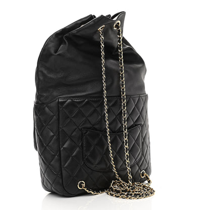 Chanel Lambskin Quilted Large In Seoul Backpack Navy 3 of 10