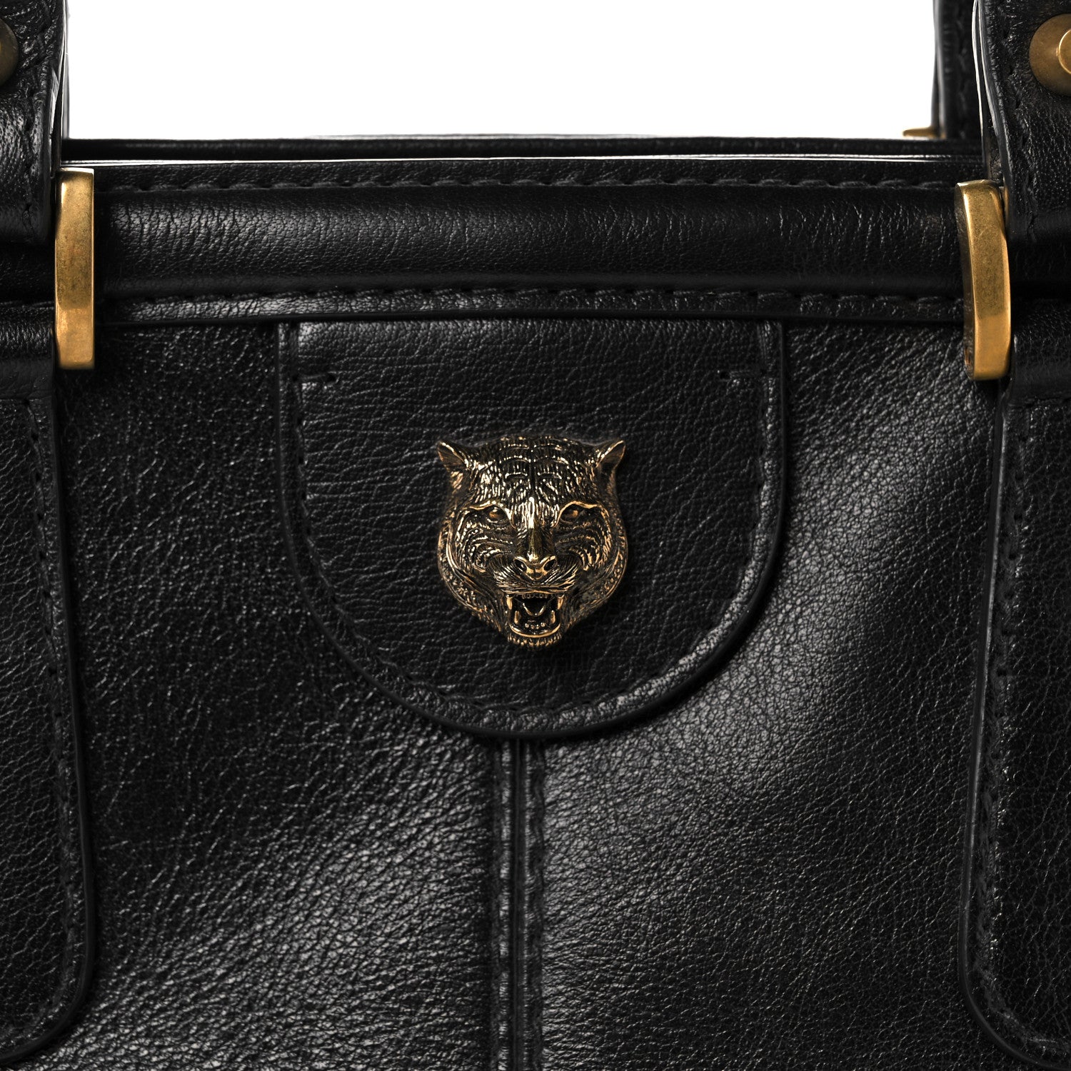 Gucci Calfskin Large Re(Belle) Top Handle Bag Black 10 of 13