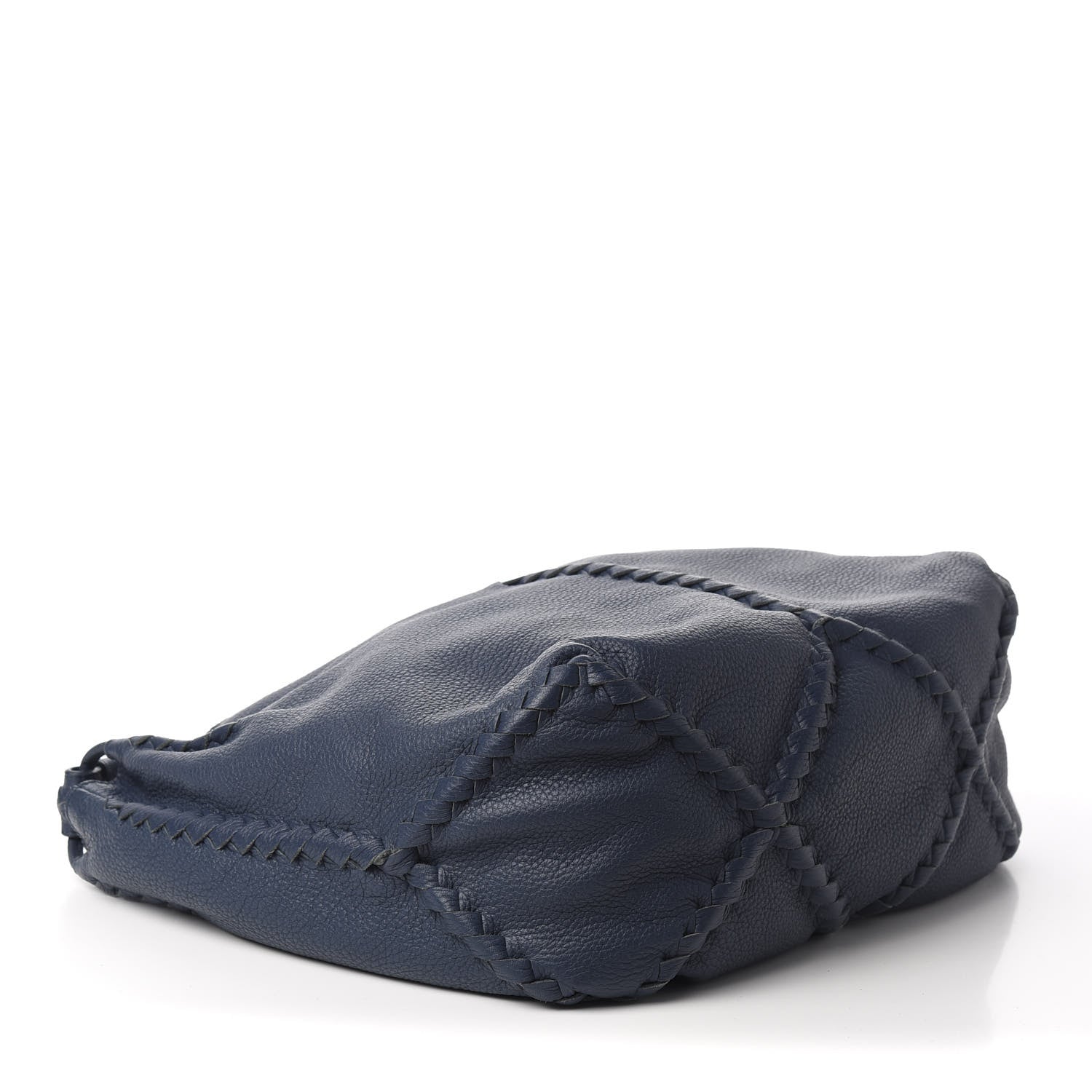 Bottega Veneta Cervo Deerskin Shoulder Bag Denim 3 of 9