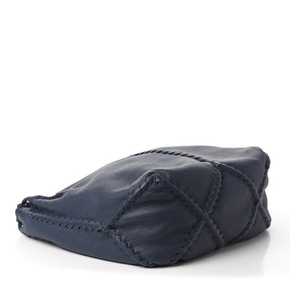 Bottega Veneta Cervo Deerskin Shoulder Bag Denim 3 of 9