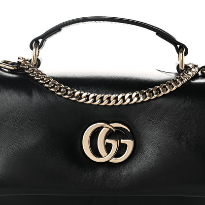 Gucci Lambskin Mini GG Milano Top Handle Shoulder Bag White 7 of 9