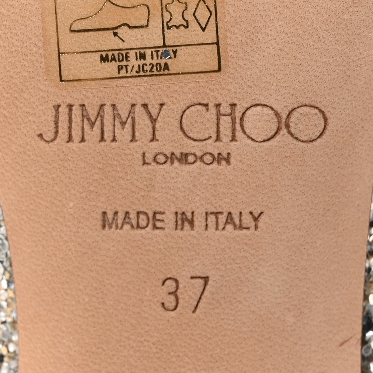 Jimmy Choo Dazzling Coarse Glitter Fabric Crystal Myan 45 Boots 37 Platinum 6 of 8