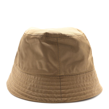Prada Re-Nylon Metal Triangle Logo Mens Bucket Hat M Sughero 6 of 8