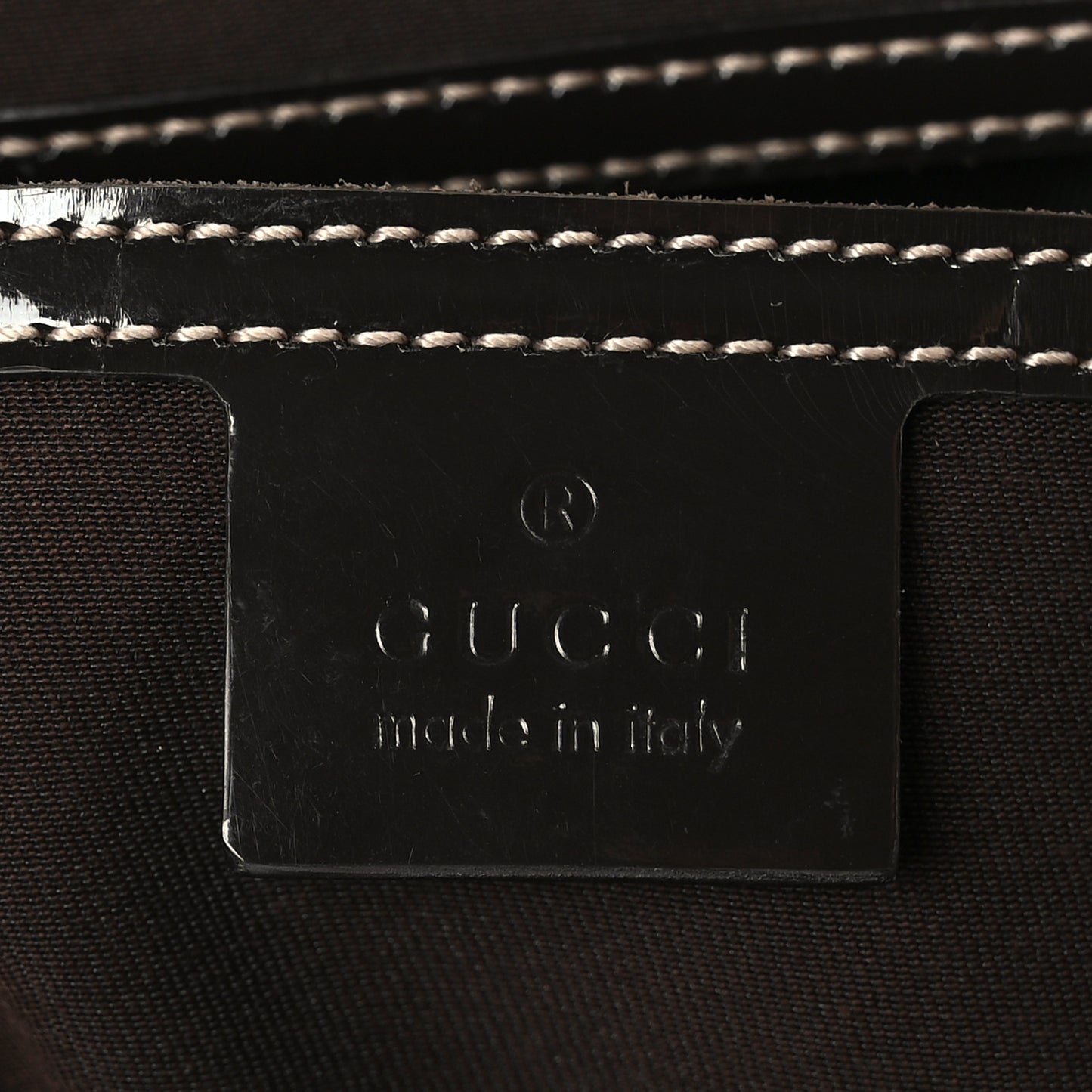 GG Plus Monogram Medium Joy Tote Dark Brown