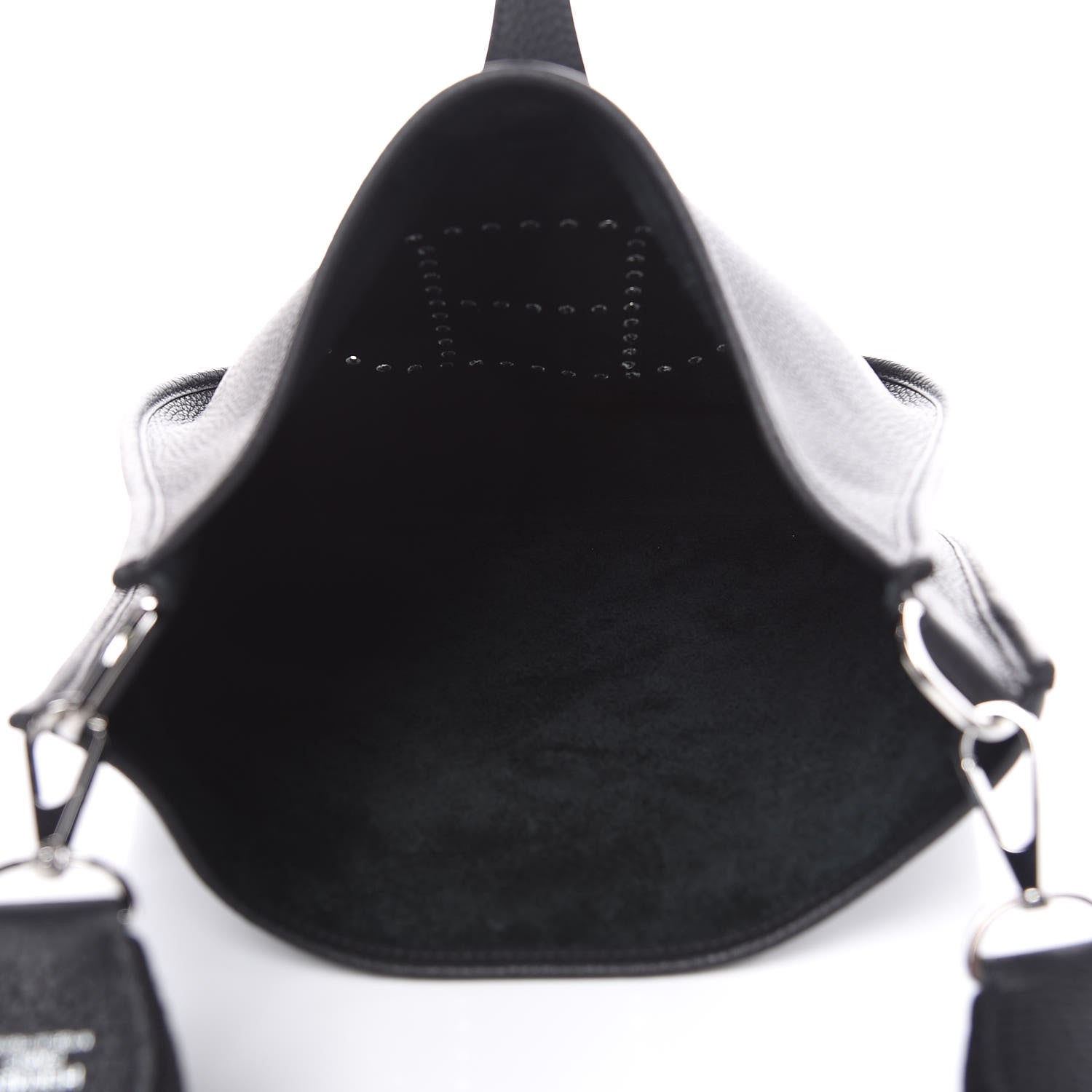 Hermes Taurillon Clemence Evelyne III PM Black 5 of 10