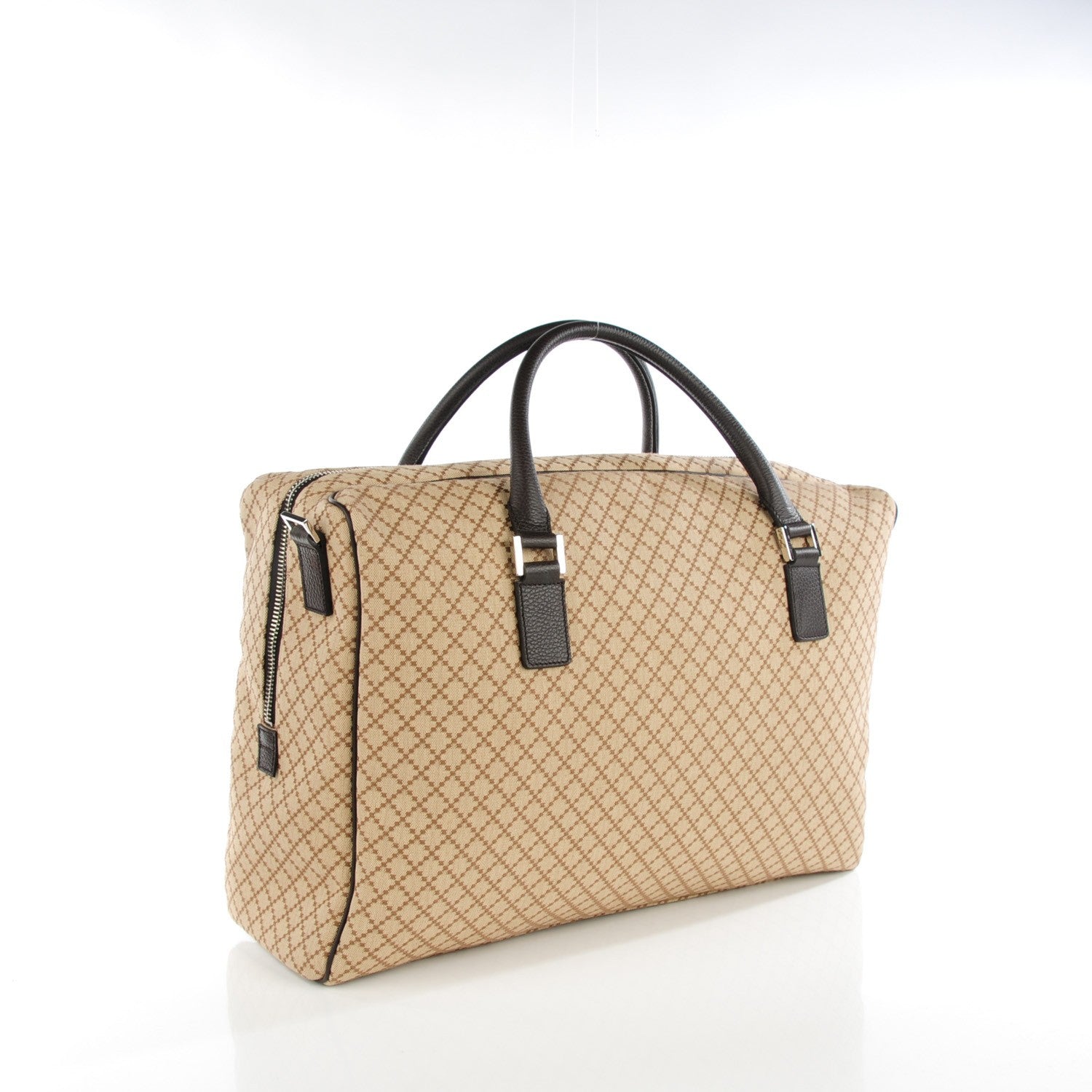 Gucci Diamante Large Duffle Bag Brown 3 of 7