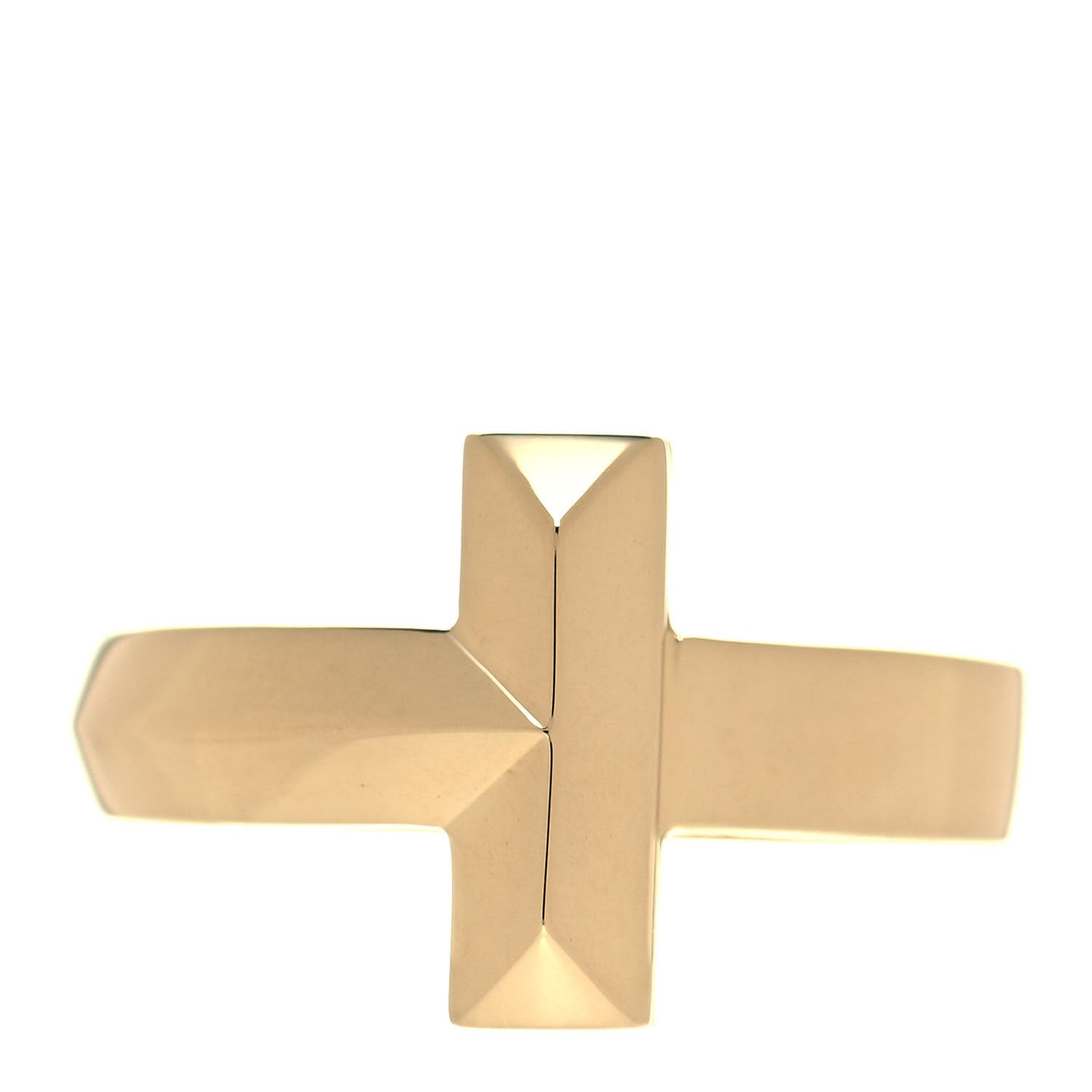 18K Yellow Gold 4.5mm T T1 Ring 52 6