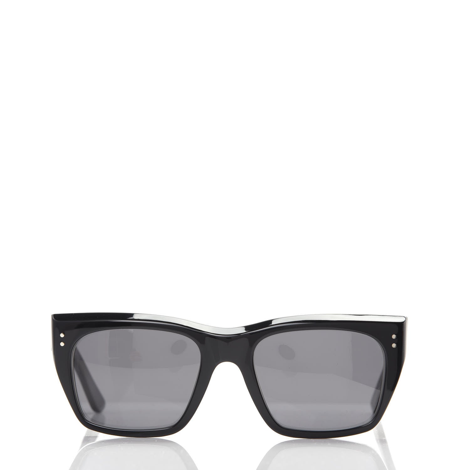 Celine Acetate Polarized Rectangular Sunglasses CL40082I Black 2 of 7