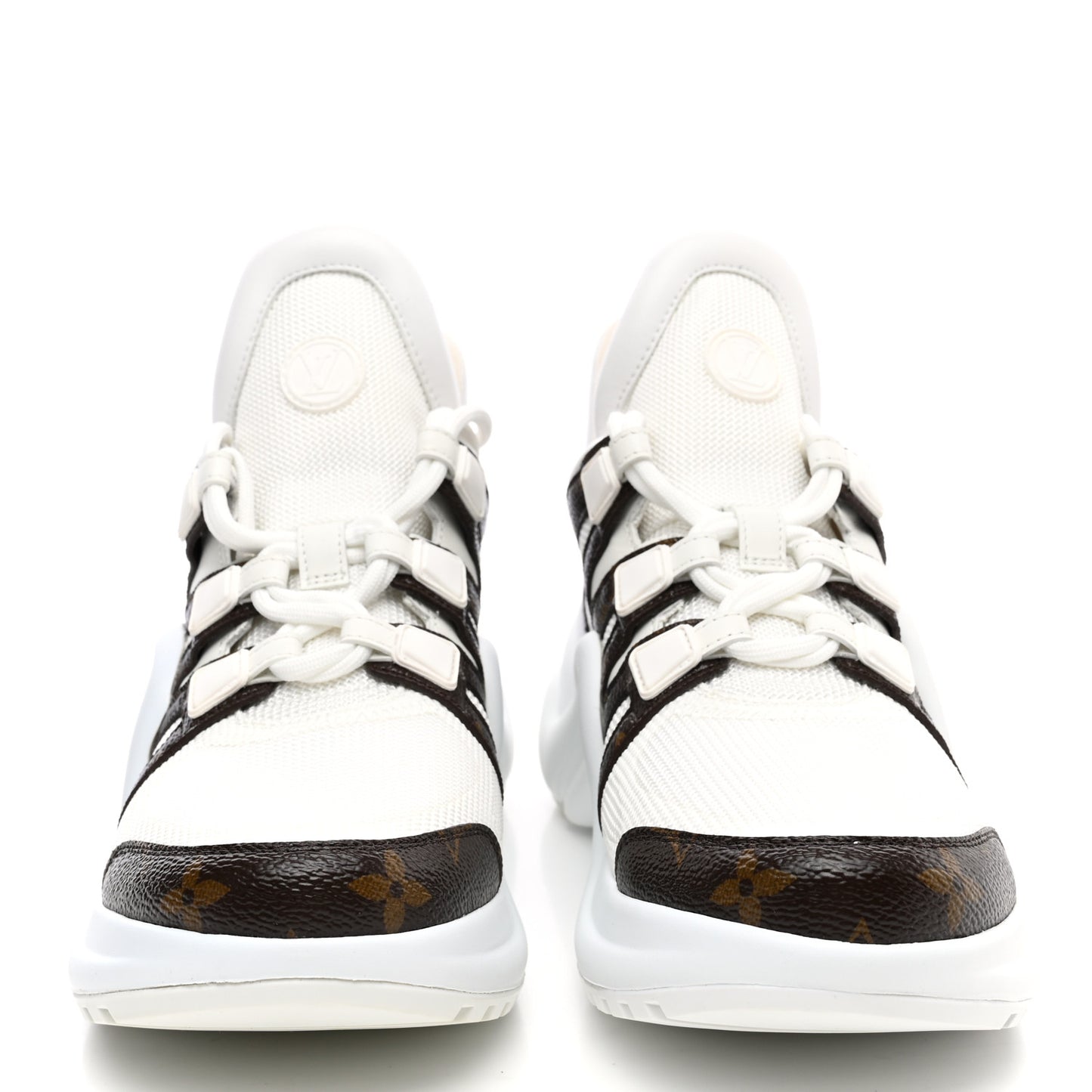 Patent Monogram LV Archlight Sneakers 38 White
