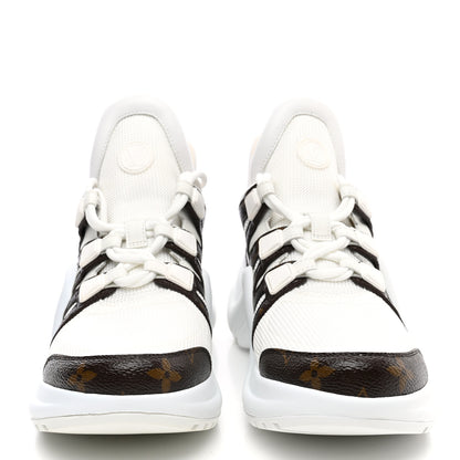 Louis Vuitton Patent Monogram LV Archlight Sneakers 38 White 2 of 10