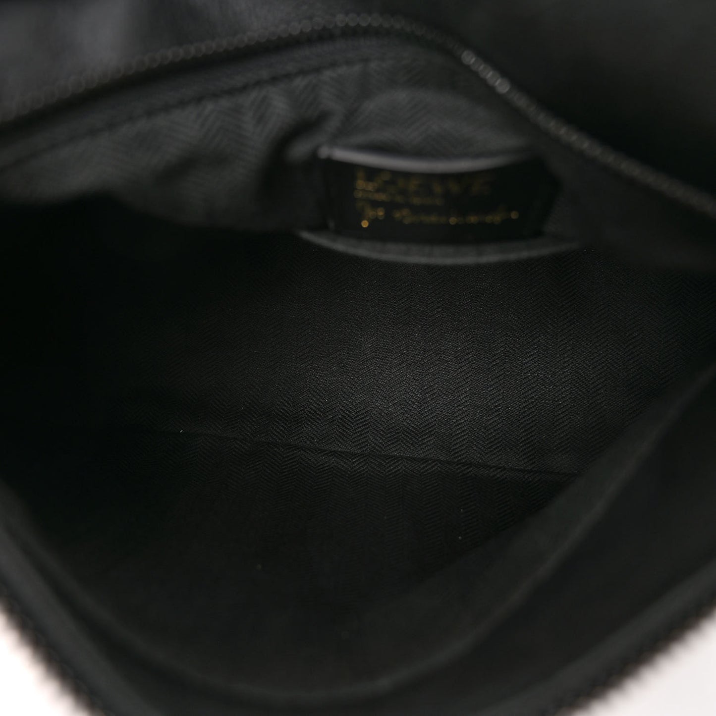 Calfskin Pansies Small Puzzle Bumbag Black