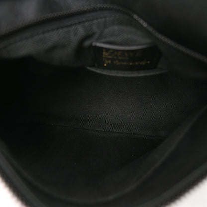 Loewe Calfskin Pansies Small Puzzle Bumbag Black 5 of 9