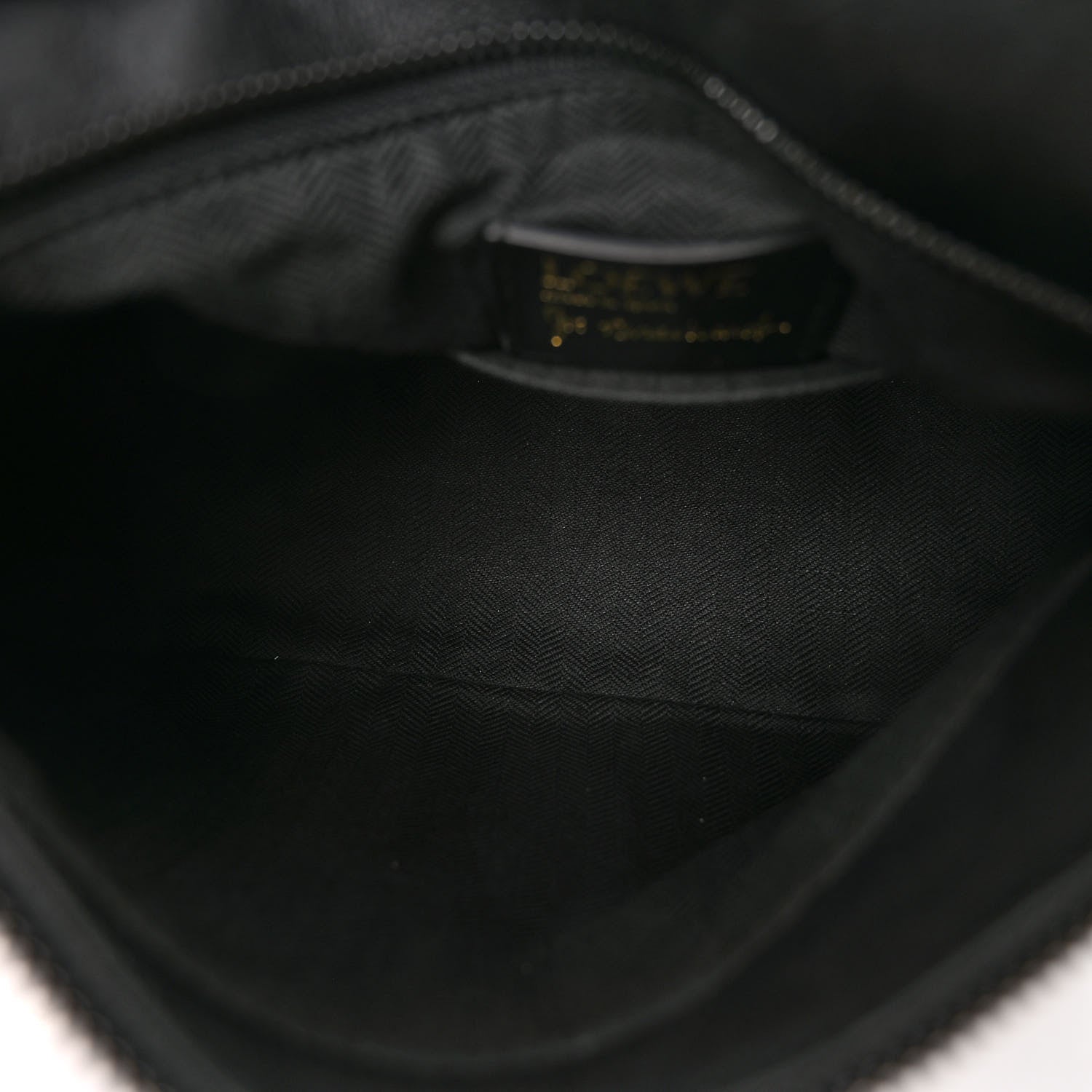 Loewe Calfskin Pansies Small Puzzle Bumbag Black 5 of 9