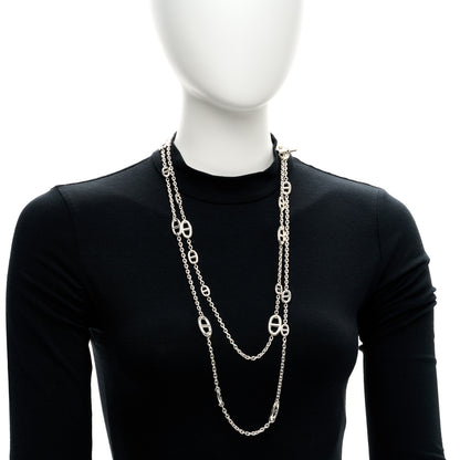 Hermes Sterling Silver Farandole Necklace 160 2 of 6