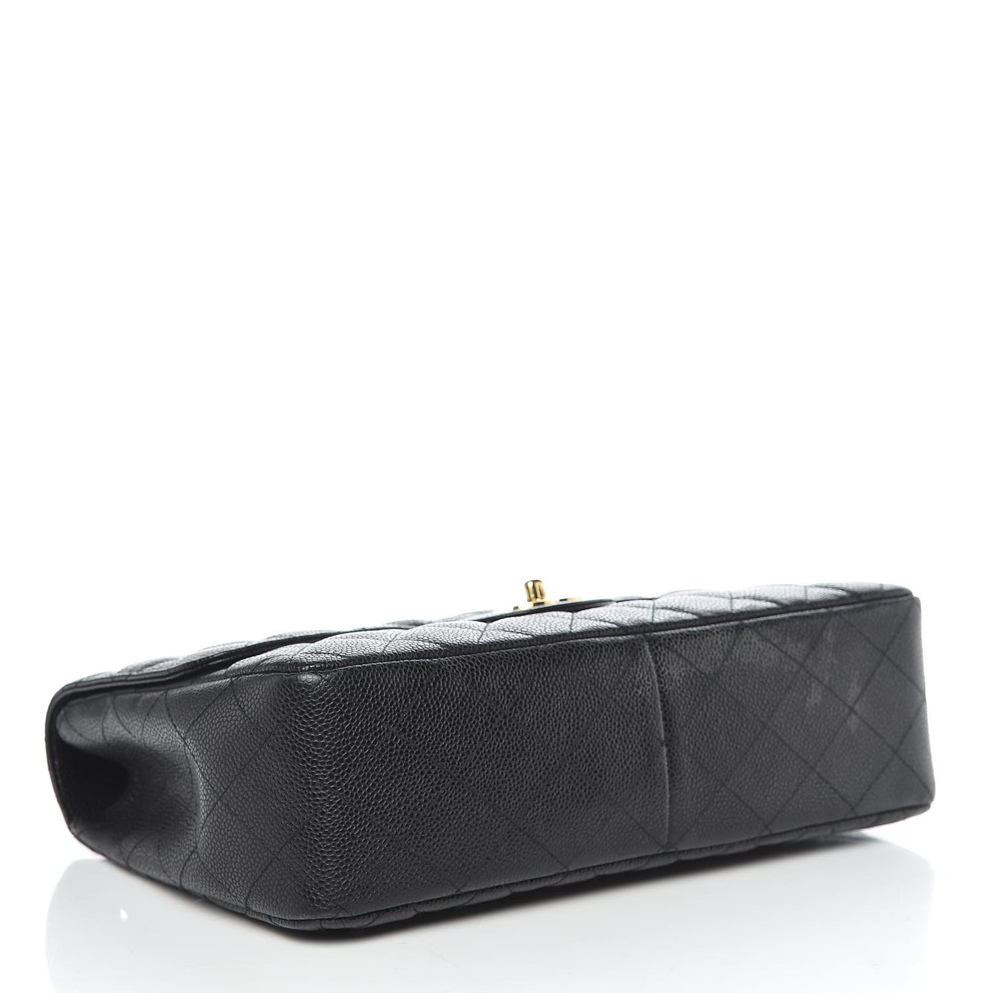 Caviar Quilted Jumbo Single Flap Black