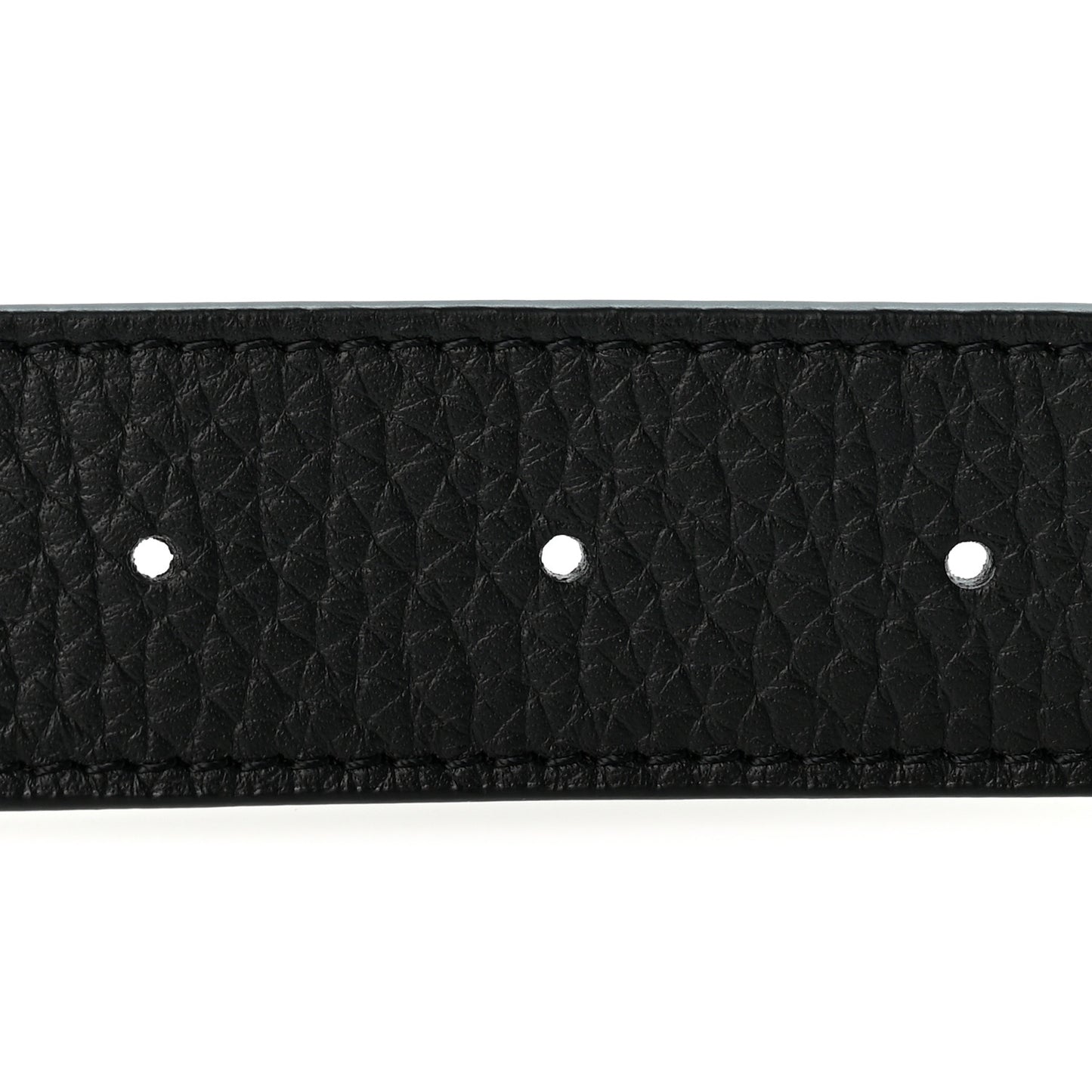 Taurillon Calfskin 30mm LV Initiales Reversible Belt 85 34 Black
