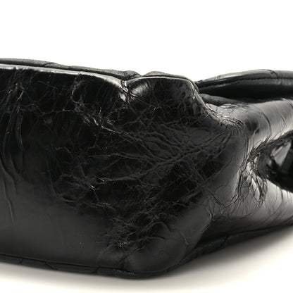 Chanel Iridescent Calfskin Medium In the Mix Flap Black 9 of 10