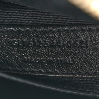 Saint Laurent Calfskin Matelasse Monogram Lou Camera Bag Deep Marine 7 of 11