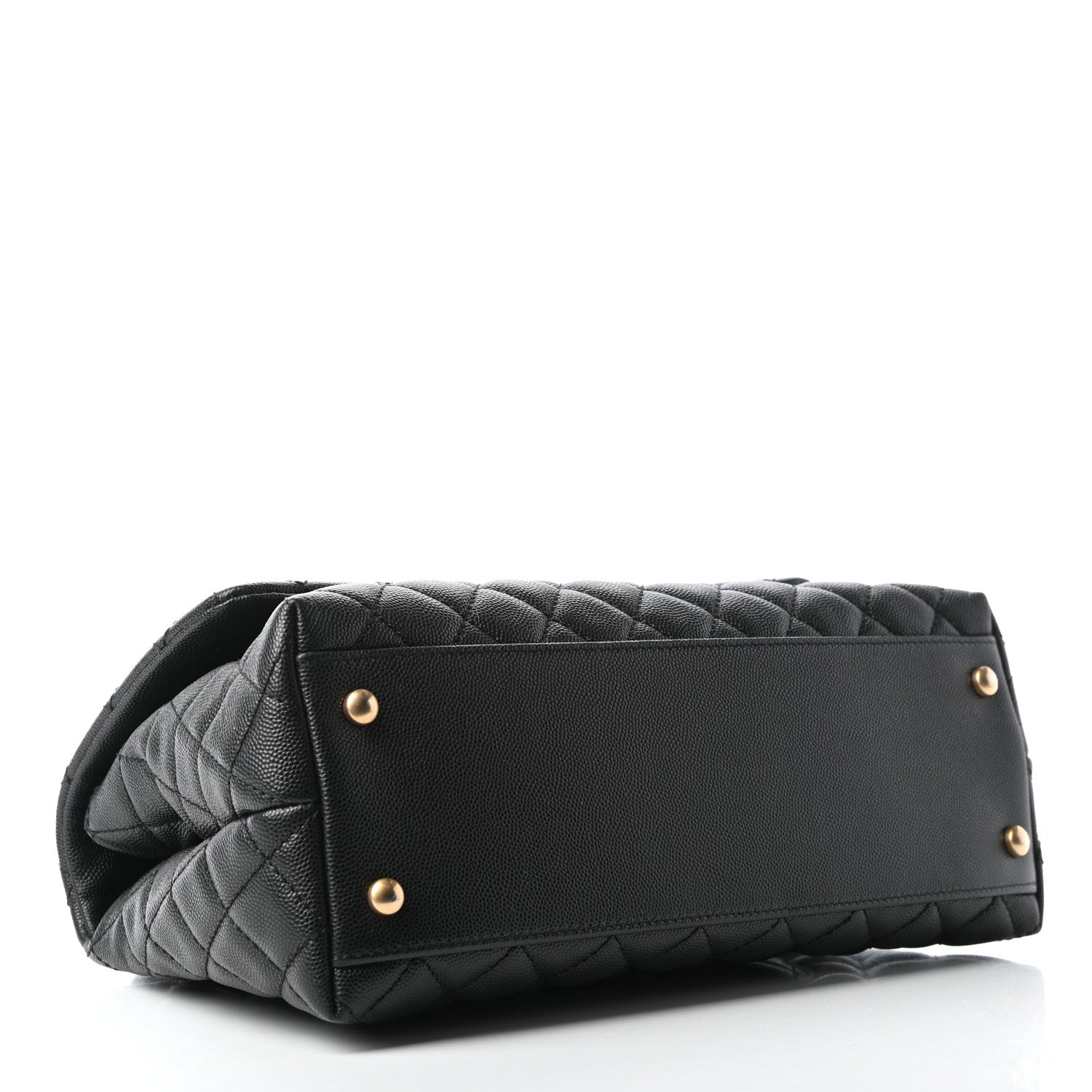 Chanel Caviar Quilted Small Coco Handle Flap Black 4 of 10