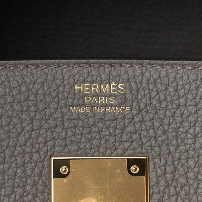 Hermes Togo Birkin 30 Etain 6 of 10