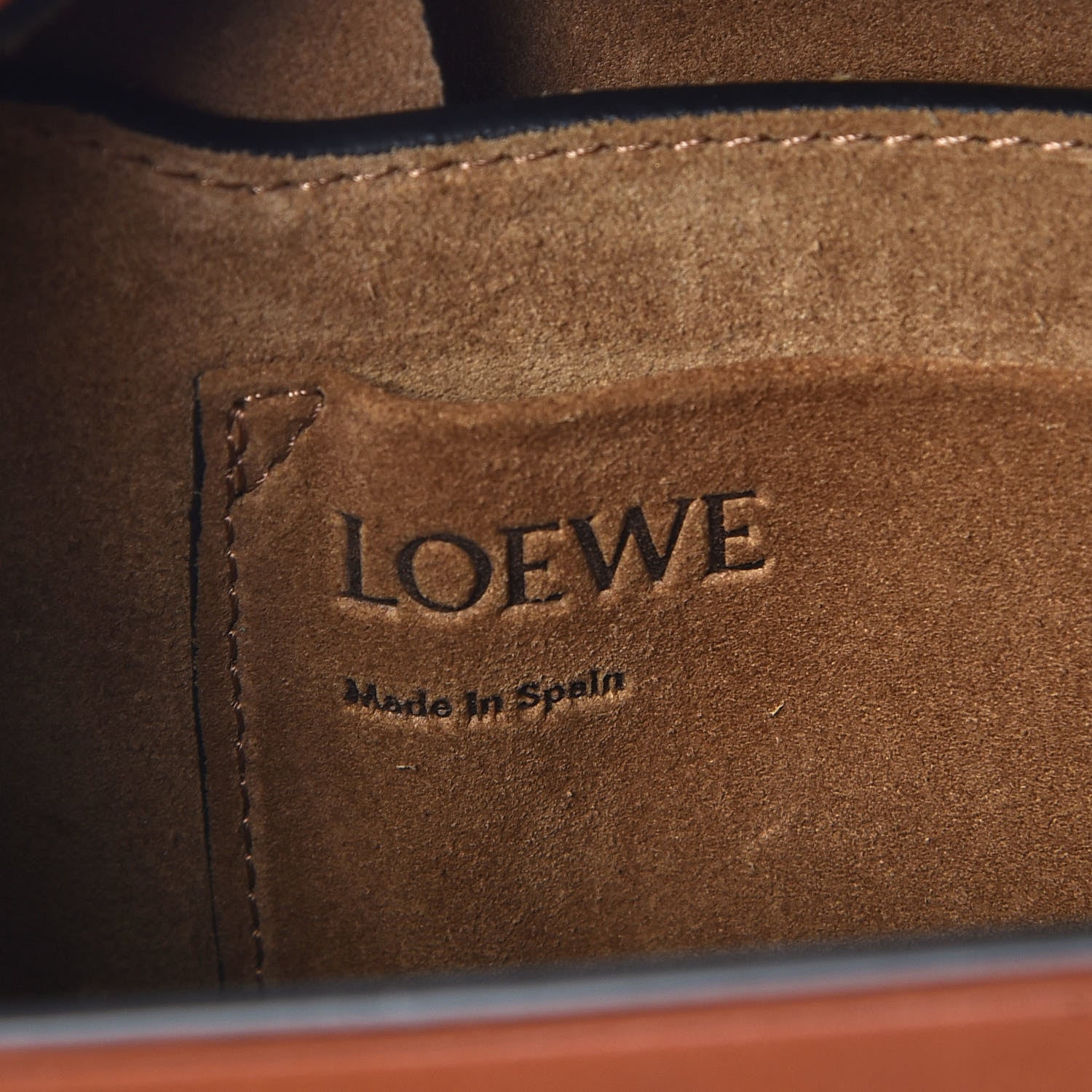 Loewe Calfskin Small Gate Crossbody Bag Pecan 6 of 6