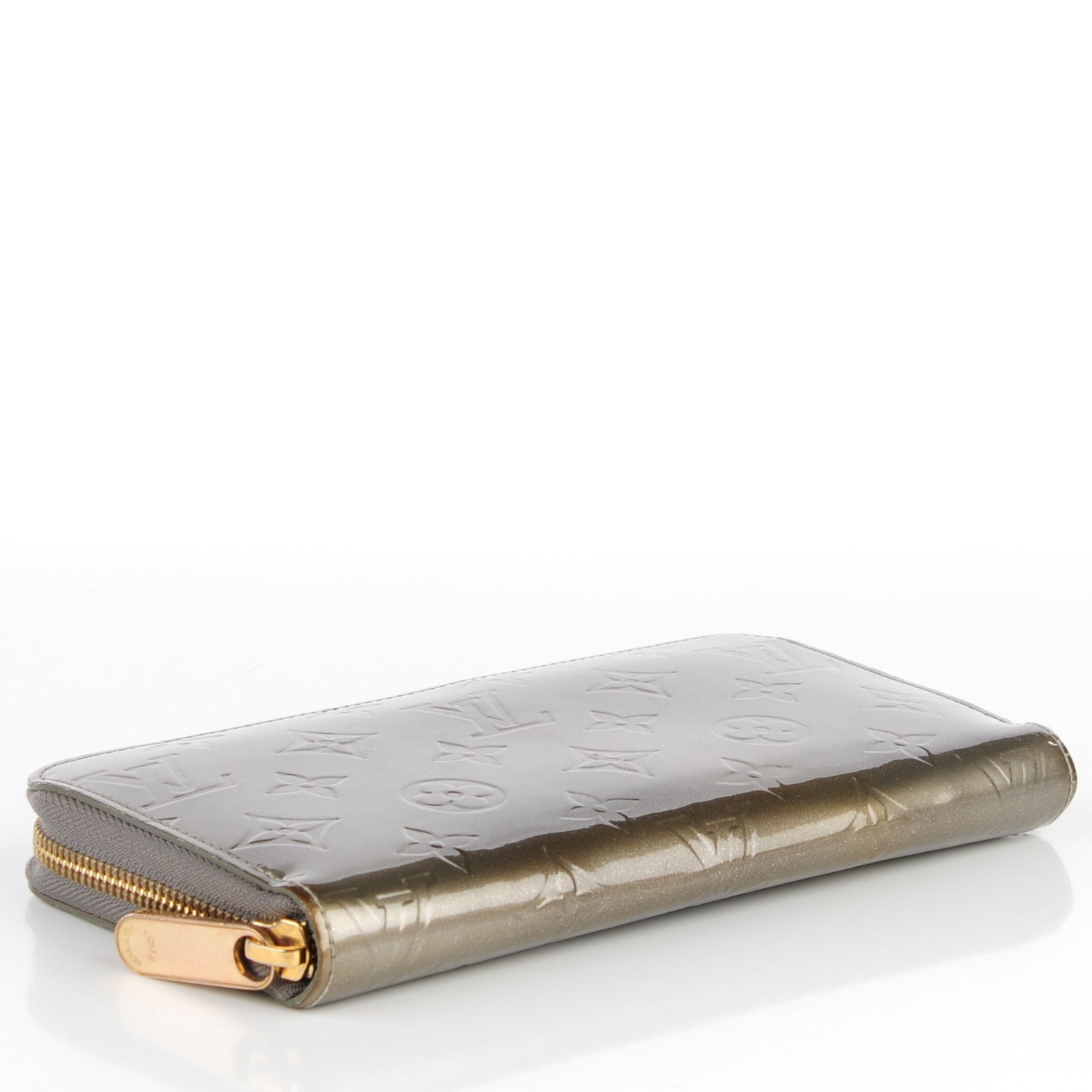 Louis Vuitton Vernis Zippy Wallet Gris Art Deco 4 of 10