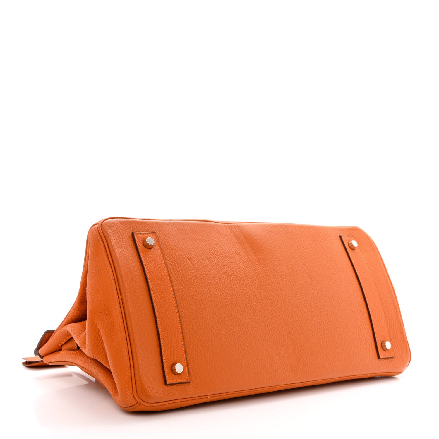 Hermes Taurillon Clemence JPG Birkin 42 Orange 4 of 30