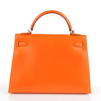 Hermes Box Kelly Sellier 32 Orange 4 of 21