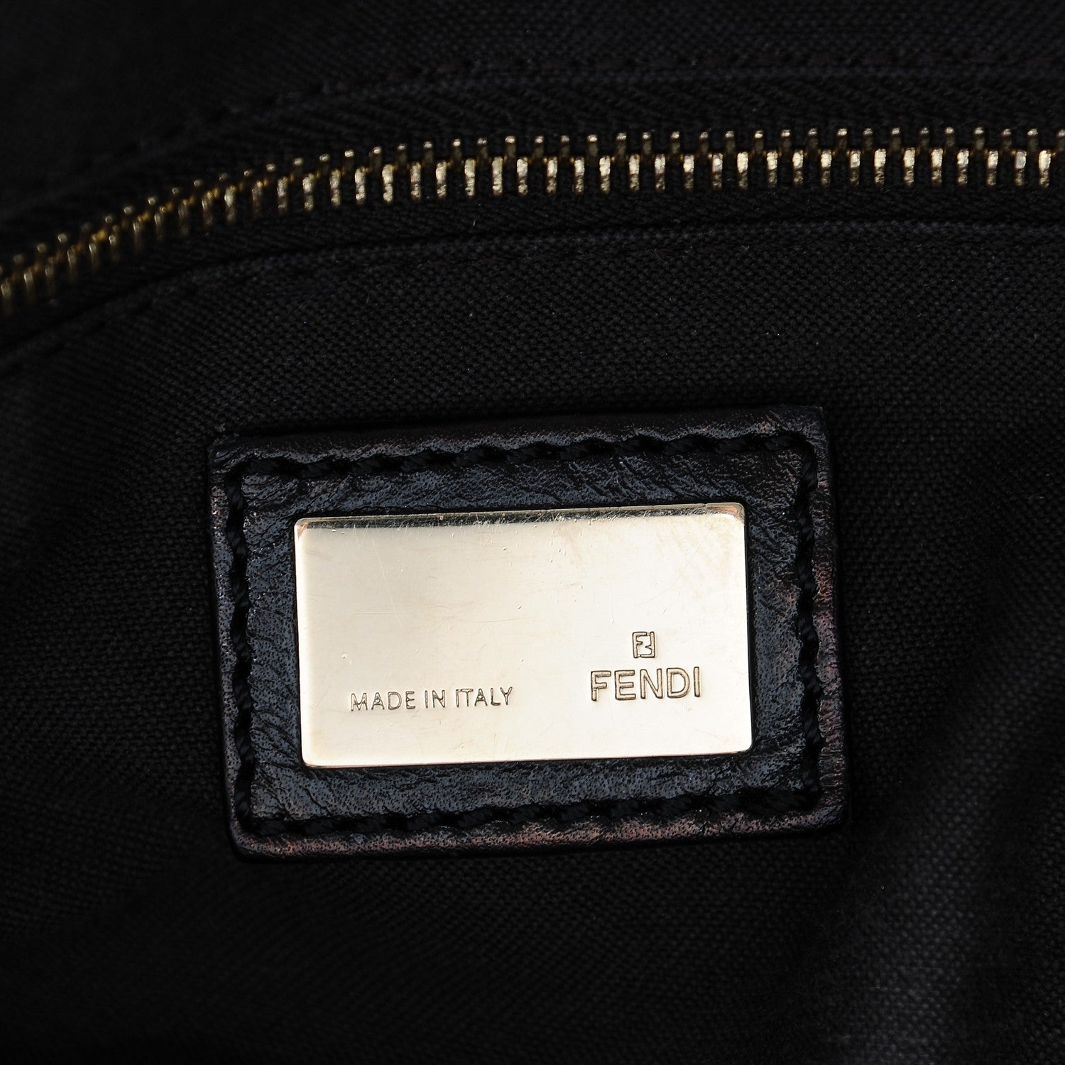 Fendi Vitello Acqua Large Twins Tote Black 6 of 7
