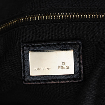 Fendi Vitello Acqua Large Twins Tote Black 6 of 7