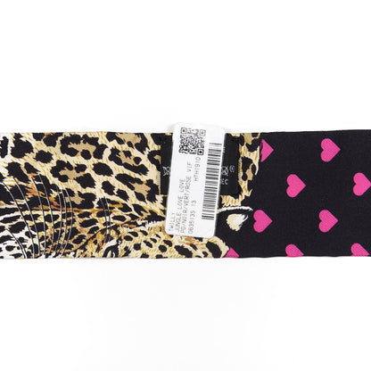 Hermes Silk Jungle Love Love Twilly Black Vert Rose Vif 4 of 4