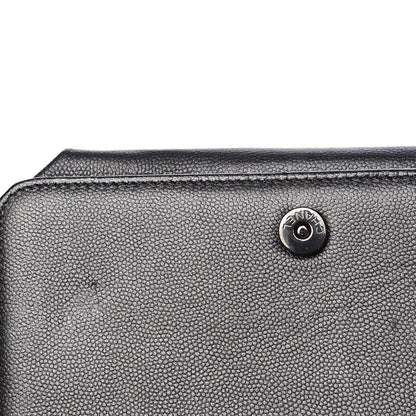 Chanel Caviar Quilted Boy Wallet On Chain WOC So Black 11 of 14