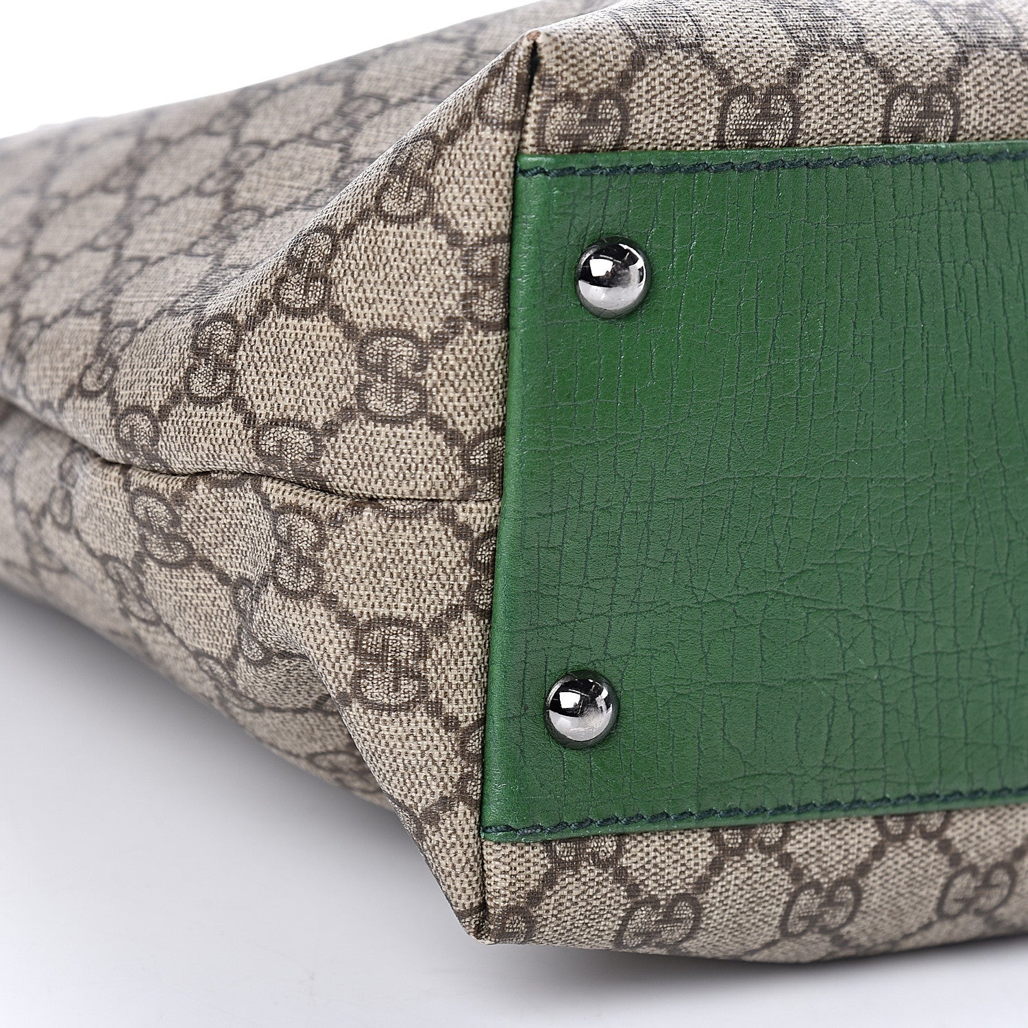 Gucci GG Plus Monogram Small Vertical Tote Green 11 of 14