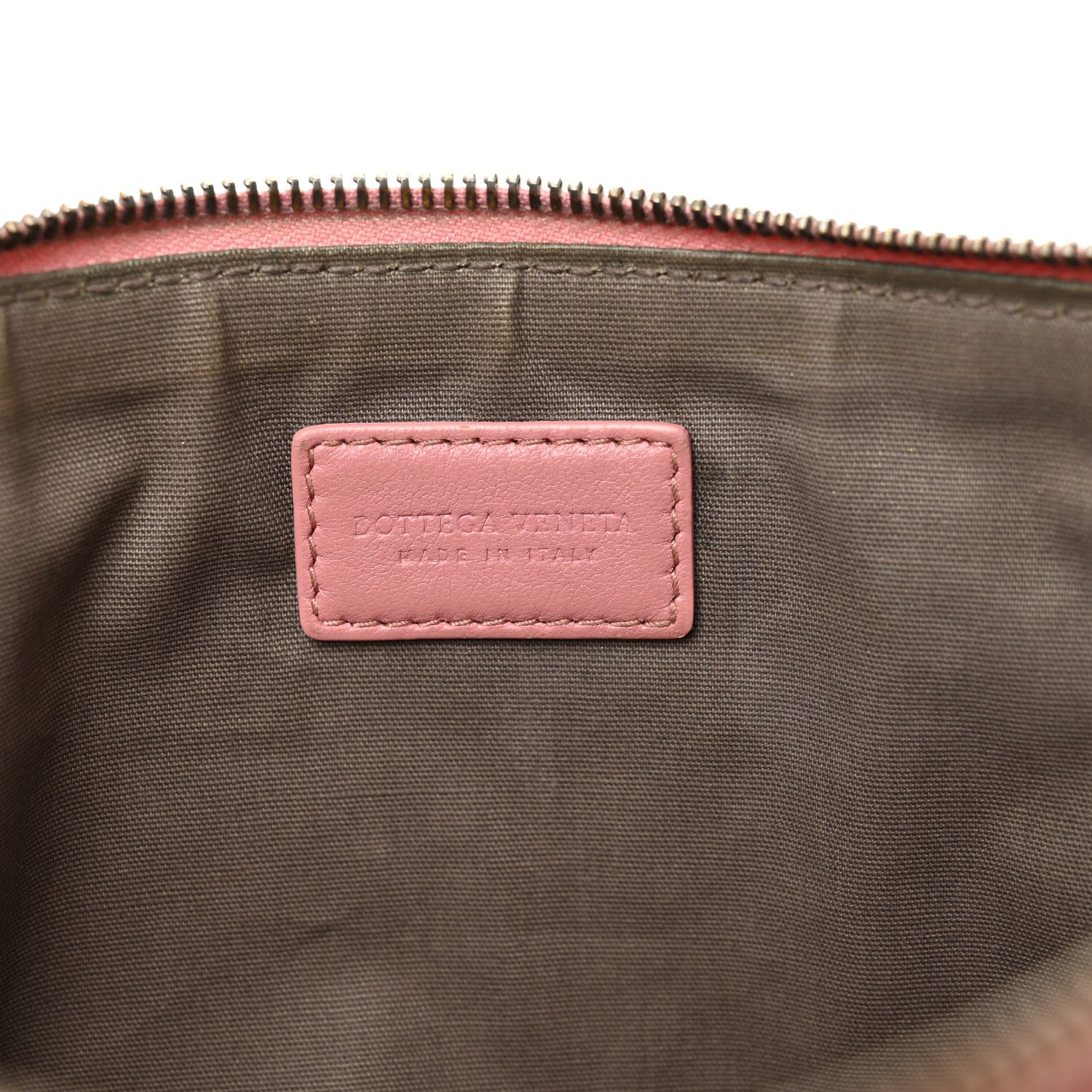 Bottega Veneta Nappa Intrecciato Flat Zip Billetto Pouch Deco Rose 6 of 11