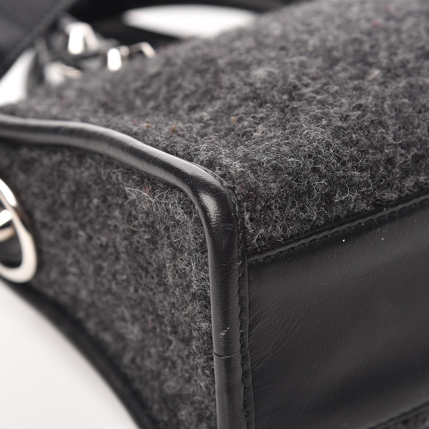 Balenciaga Alpaca Calfskin Classic Silver Hardware Mini City Black 14 of 15