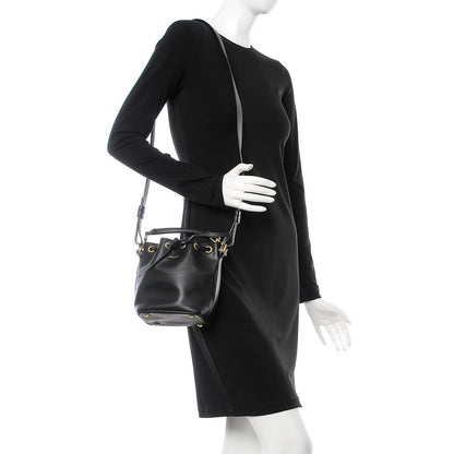 Saint Laurent Calfskin Small Emmanuelle Bucket Bag Black 2 of 7